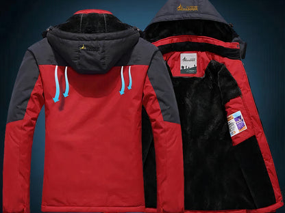 Herr och Dam Utomhushoodie Vattentålig Snabbtorkande-2