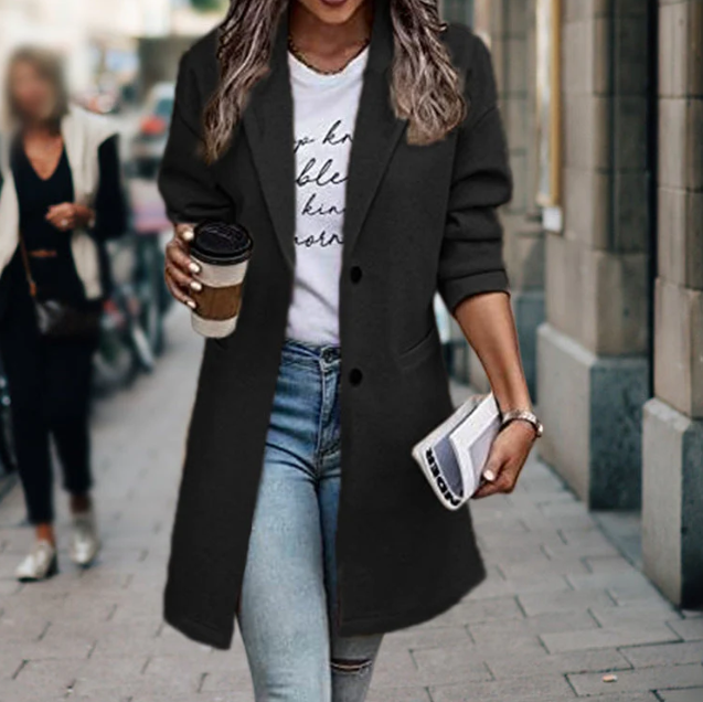 Variant image for Kvinnojacka Elegant Ull Normal Passform-1