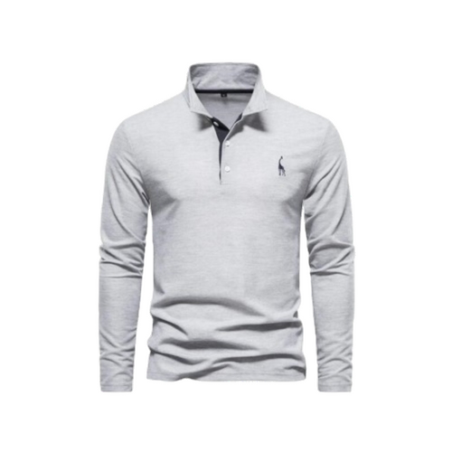 Herr Polo Skjorta Klassisk Design 100% Bomull 1
