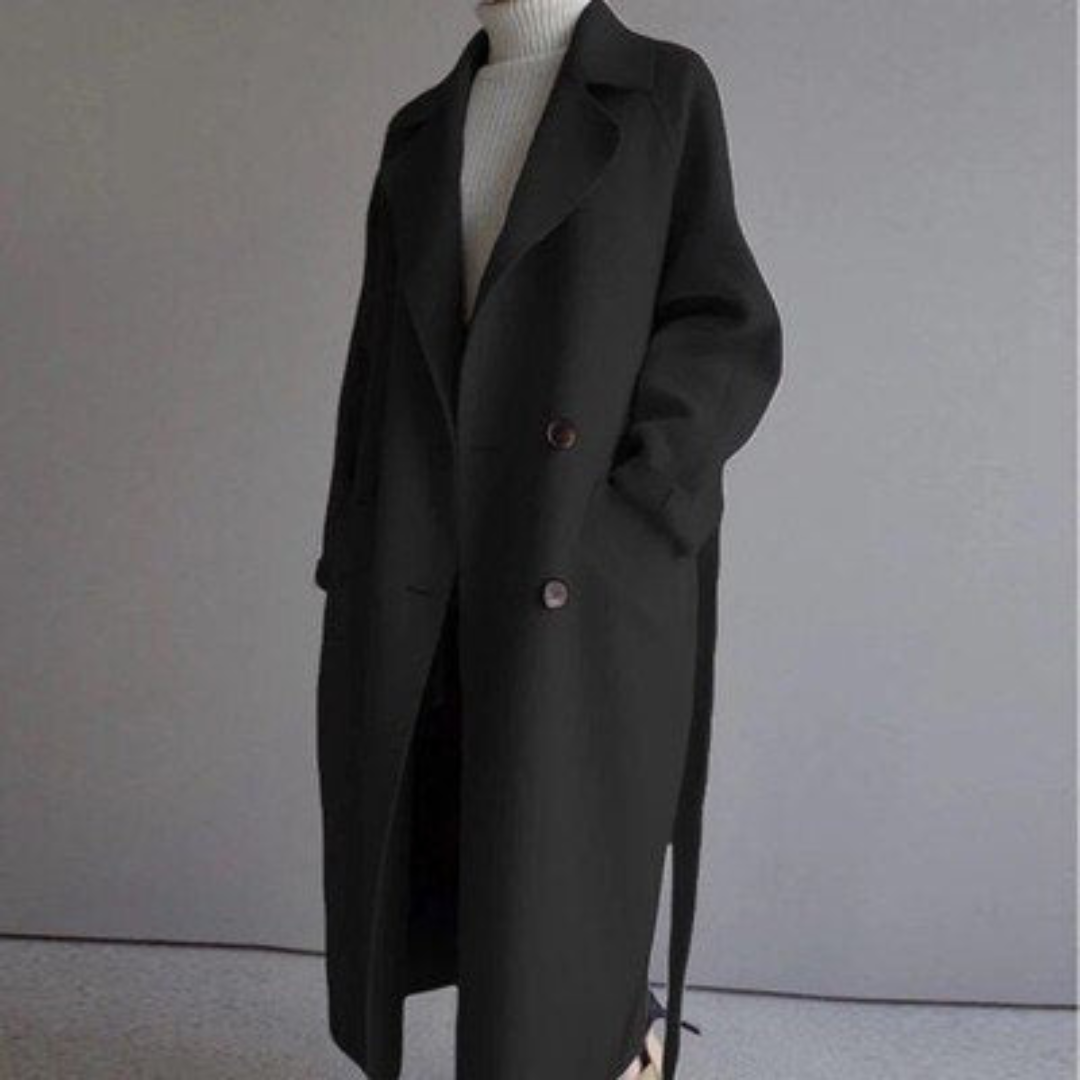 Variant image for Damullrock Skräddarsydd Trench Coat Ullblandning Klassisk Stil-9