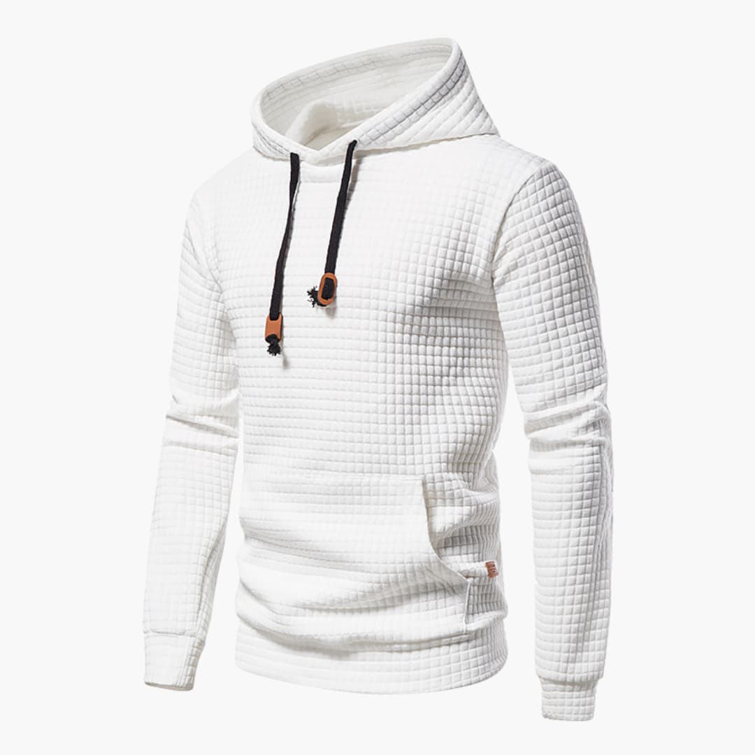 Dam Hoodie Avslappnad Design Mjuk Bomullsmix-1