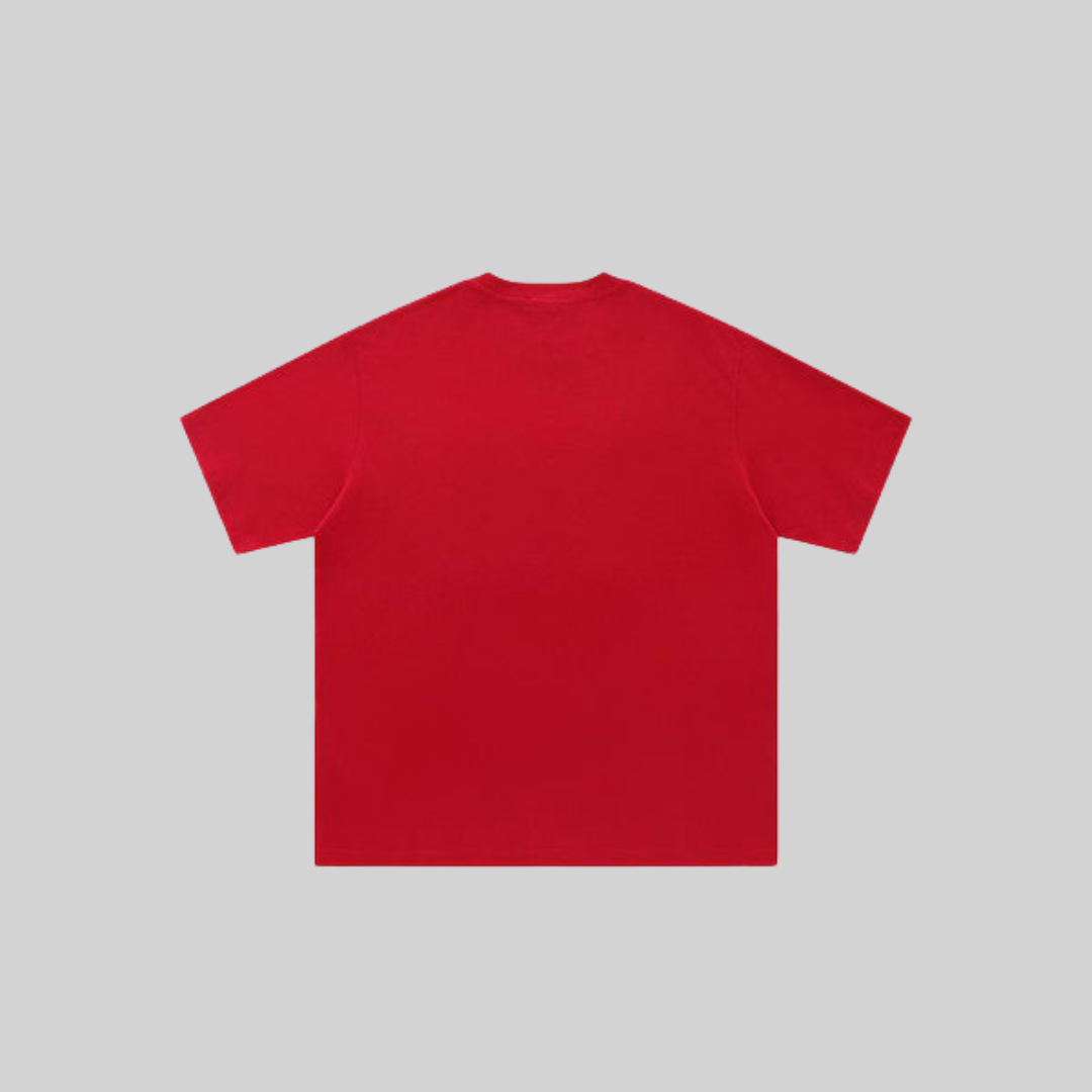 Damer Överdimensionerad T-shirt Chic Bomull-3