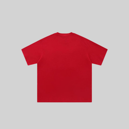 Damer Överdimensionerad T-shirt Chic Bomull-3