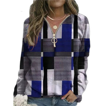 Variant image for Kvinnors Blus Trendig Design Polyester-2