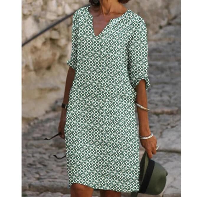 Fina Dam Klänningar Elegant Design Lätt Material-3