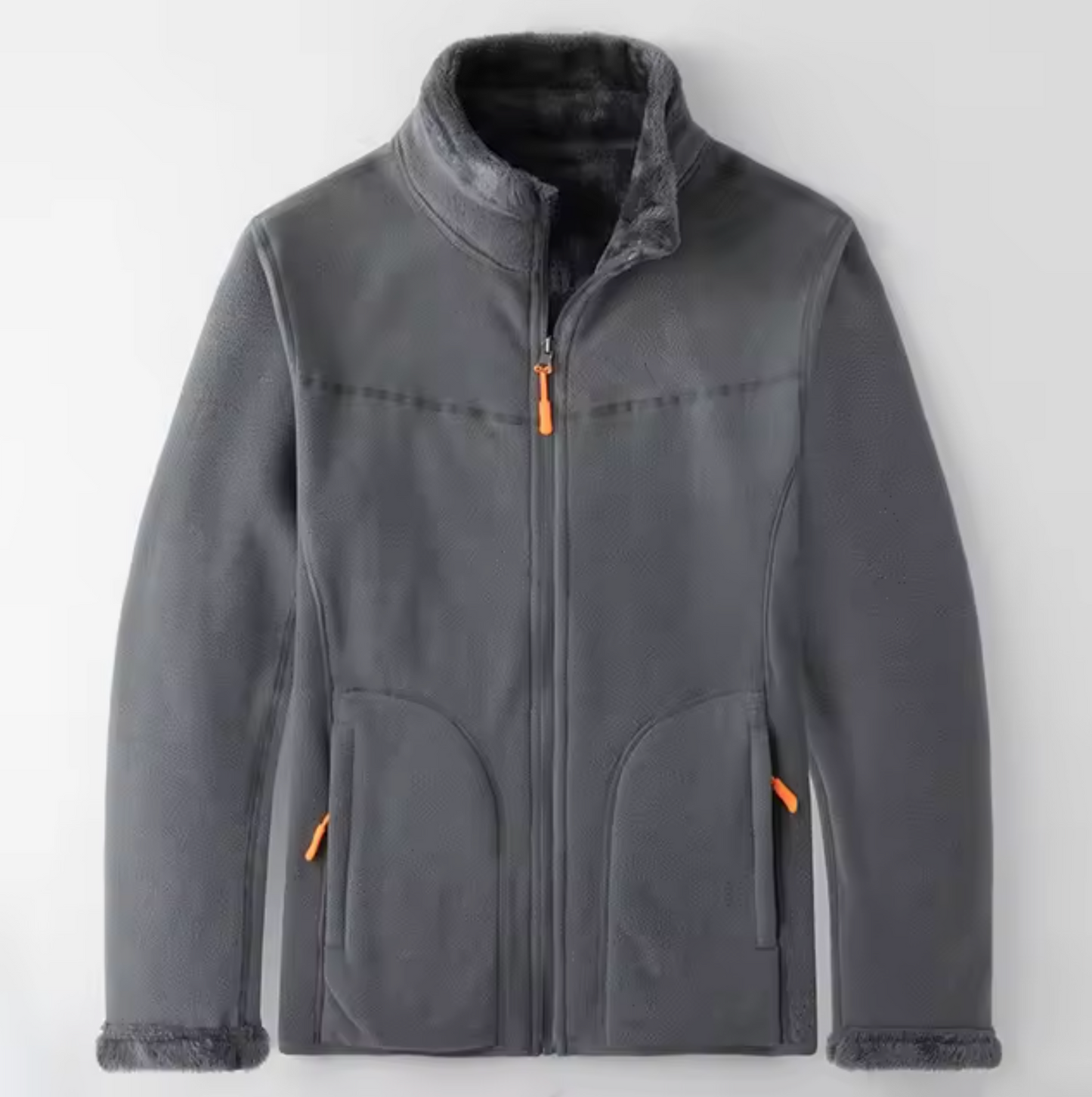 Variant image for Unisex Fleecejacka Dubbelsidig Polarfleece för Utomhusaktiviteter-1