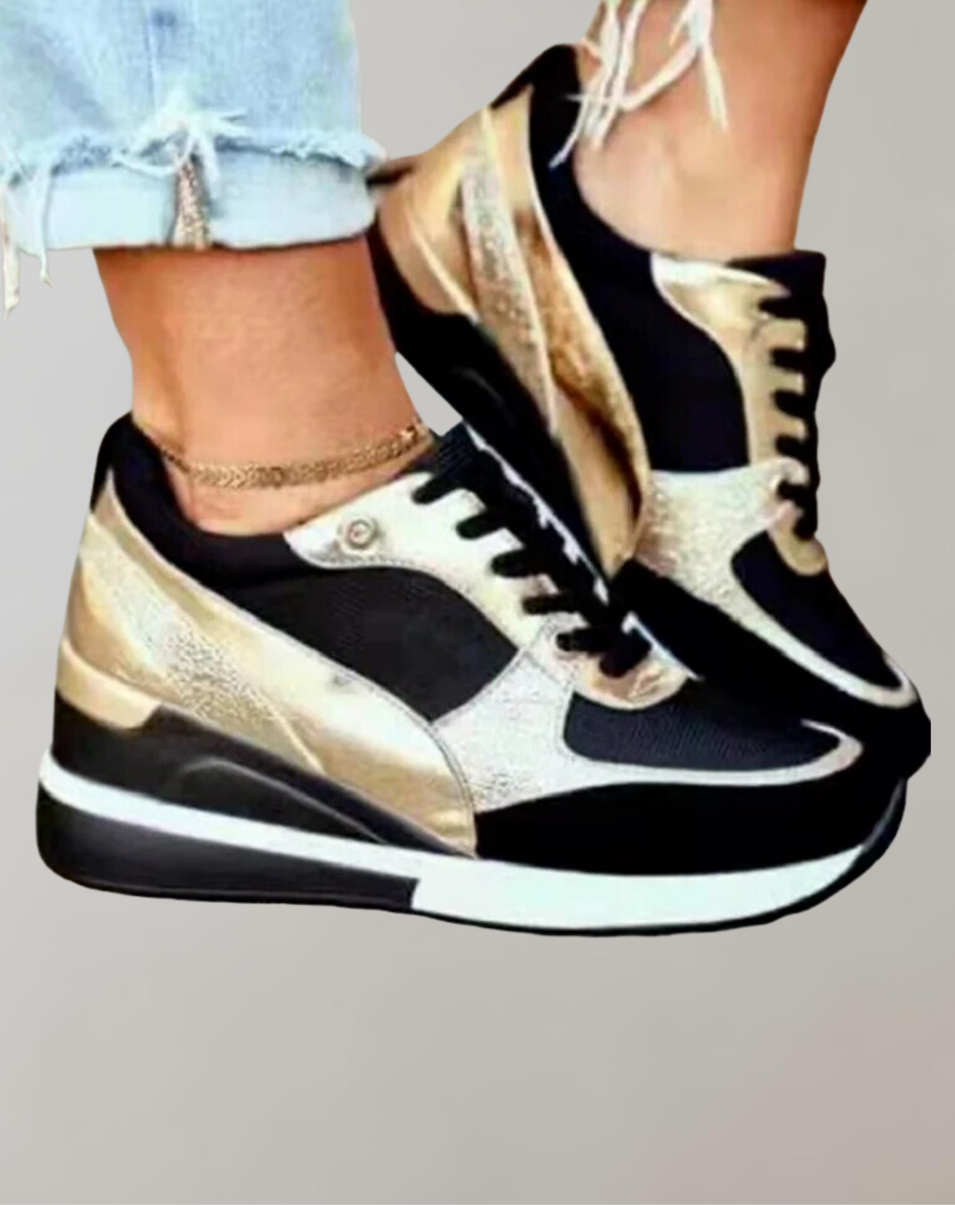 Variant image for Kvinno Sneakers Mesh Höstmode Andningsbart Syntetmaterial-2