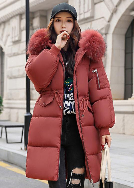 Damjacka med Pälskrage i Bomull för Festliga Tillfällen-1