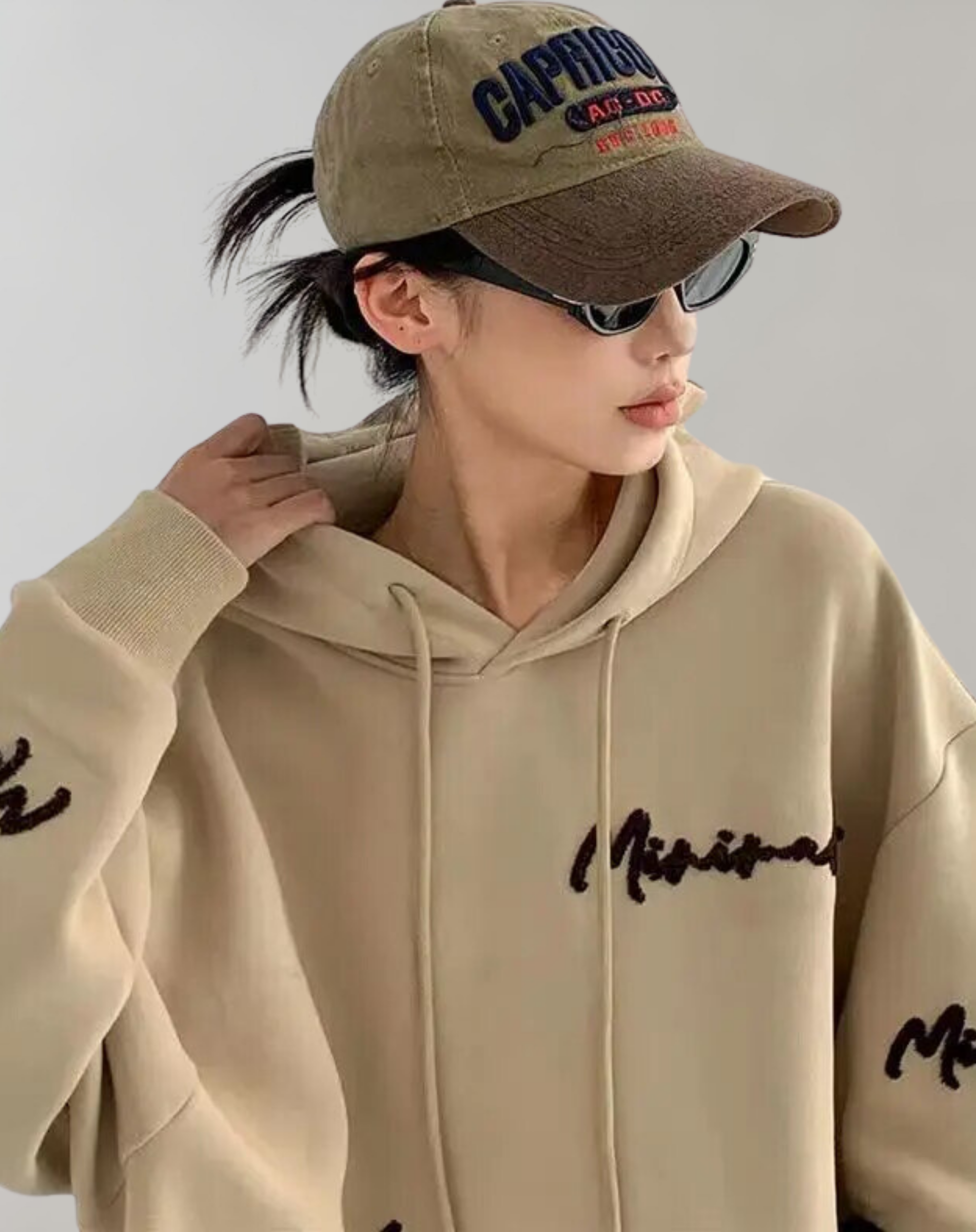 Dam Stickad Tröja Vintage Lös Design i Mjuk Bomull-1