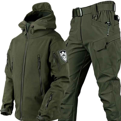 Variant image for Herrjacka Softshell Vindtät Andningsbar för Vinter och Höst-43