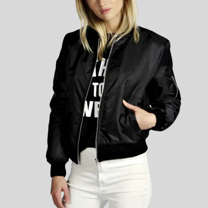 Variant image for Damjacka O-hals Stilren Polyester för Dam - Elegant och Lätt Jacka-1