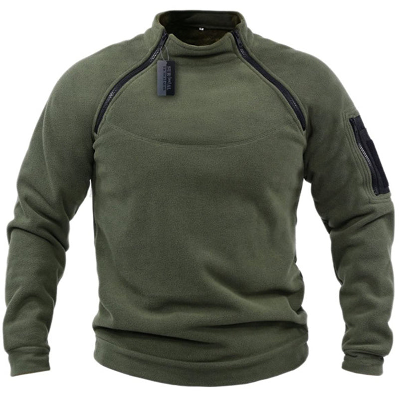 Herr Fleece Tröja Militär Fleece Modern Stil för Utomhusaktiviteter-3