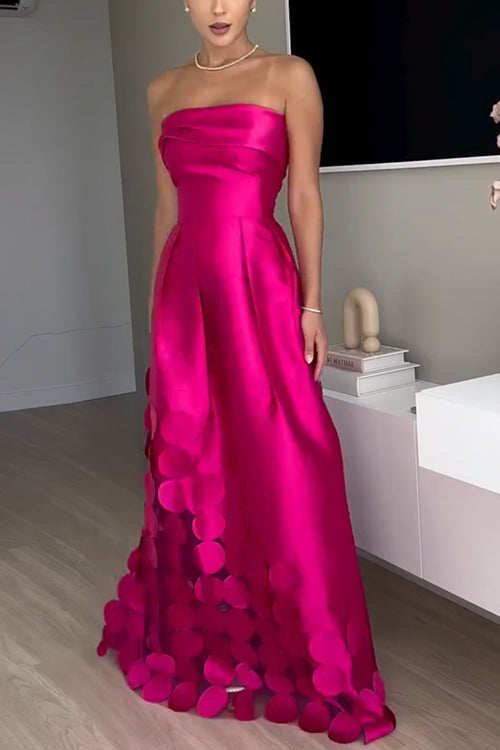 Variant image for Dam Maxiklänning Stropplös Polka Dot Bomull Polyester-1