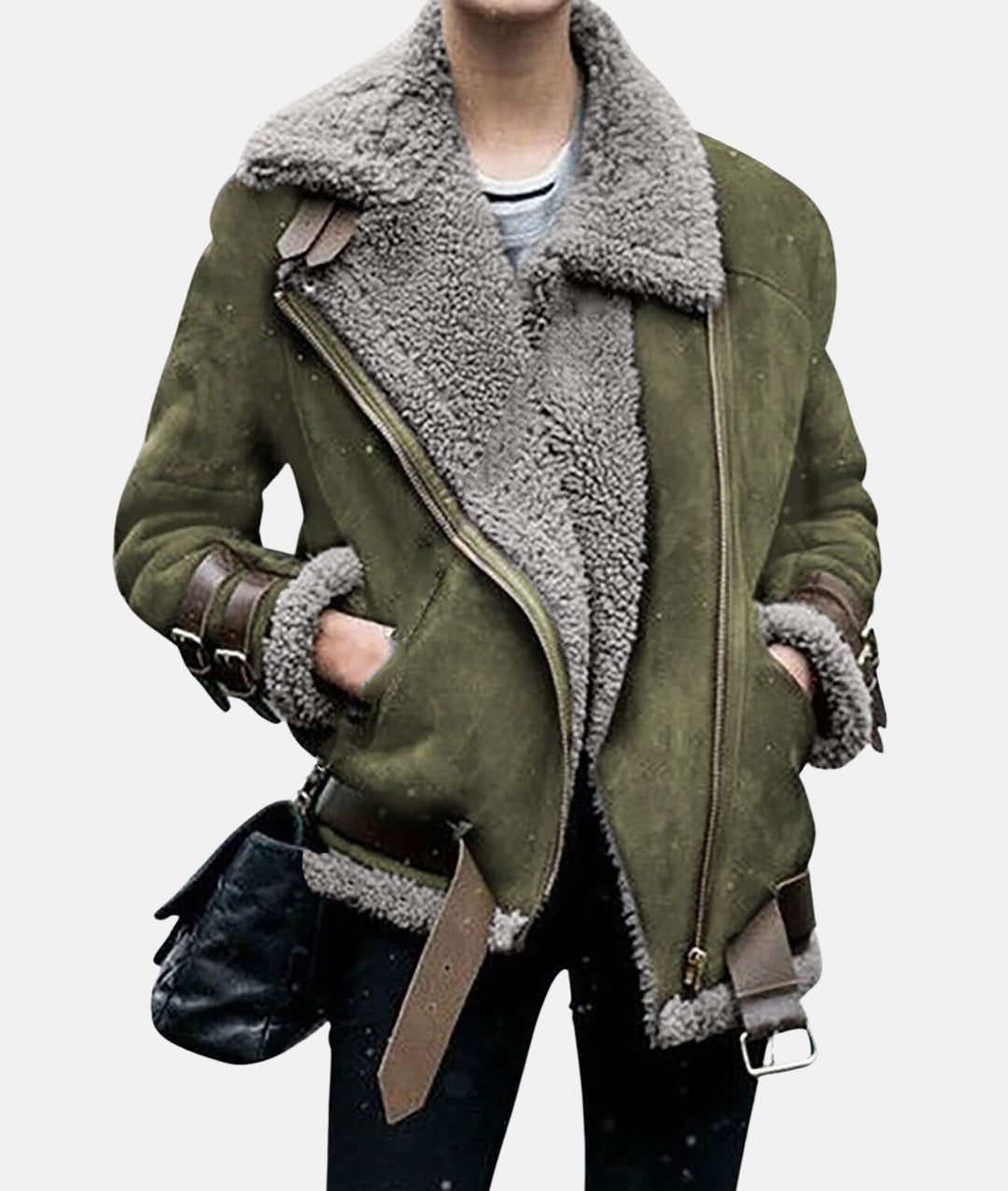 Variant image for Damjacka Tidlös Design Krage Högkvalitativt Tyg-22