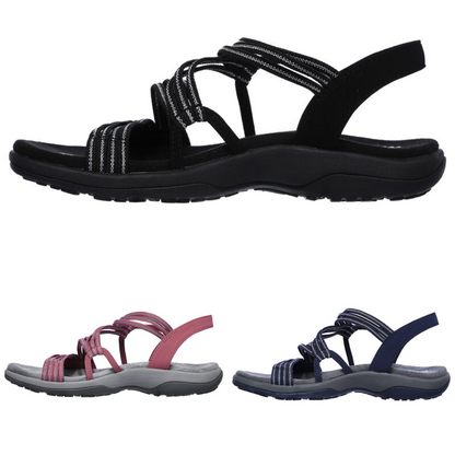 Dam Sandaler Ortopedisk Design Läder och Syntetiska Material 5