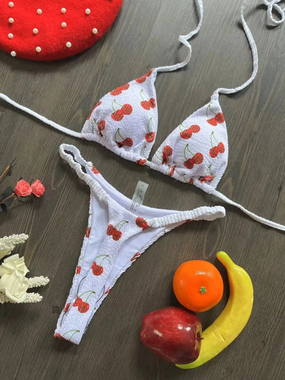 Dam Bikini Set Trendig Design Polyester-2
