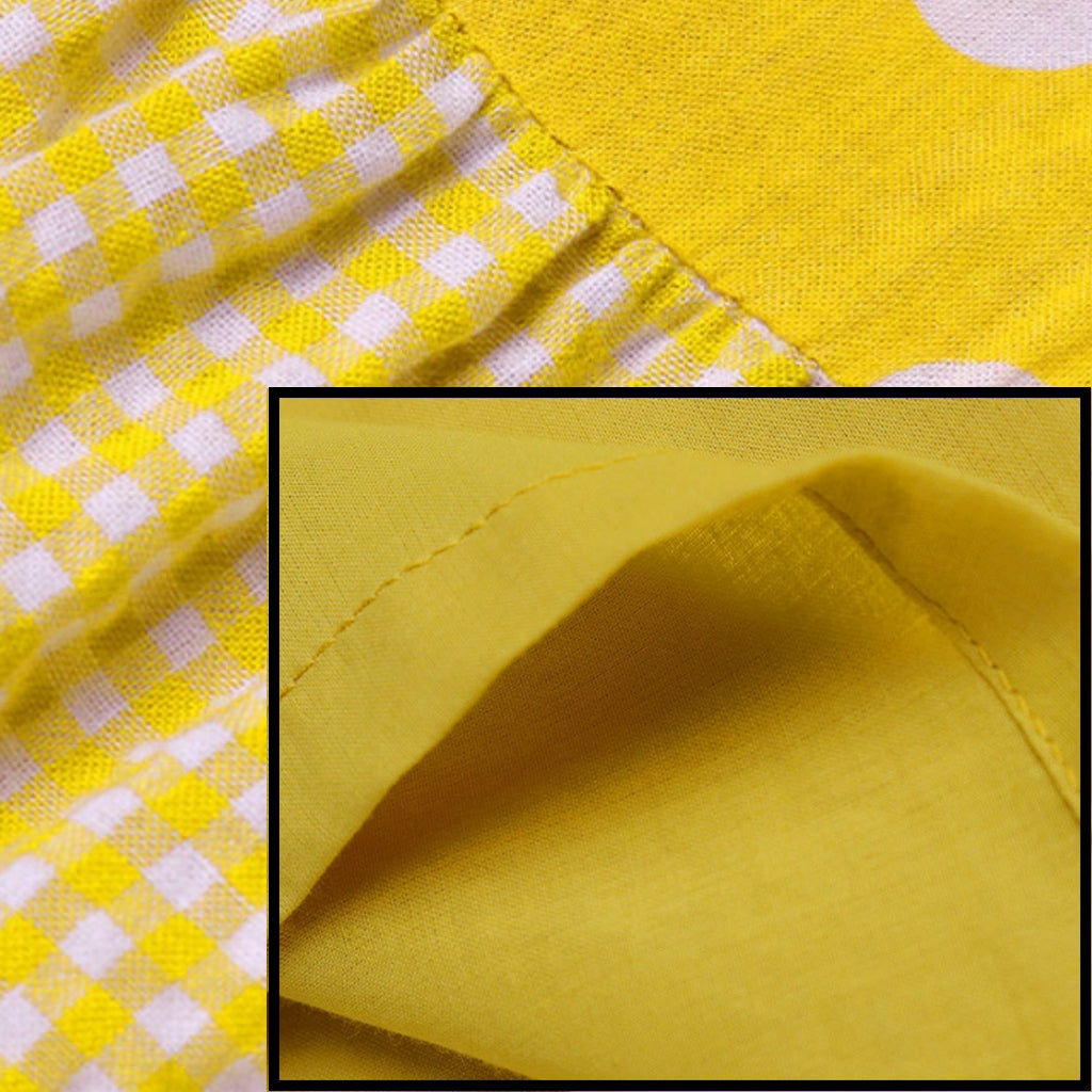 Maxiklänning Dam med Spetsdetaljer A-linjeformad Bomull Viskos-3