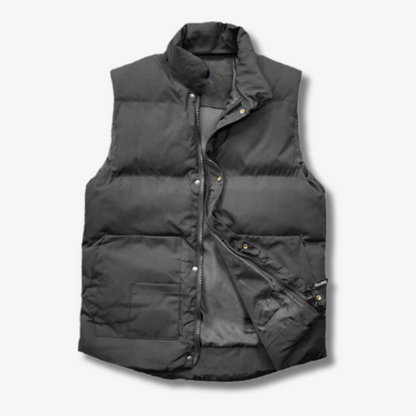Herr Ärmlös Jacka Modern Design Polyester Isolering-4