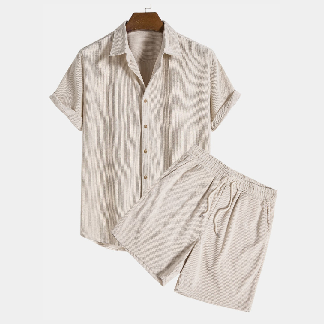 Variant image for Herrens Tvådelade Set Casual Bomull-1