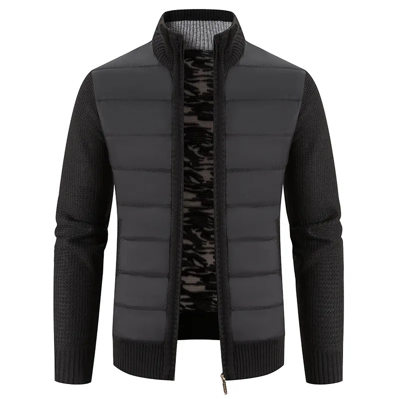 Herr Väst Trendig Fleece Modern Design för Kalla Dagar-4