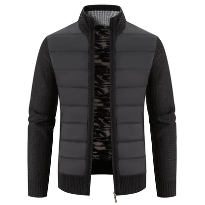 Herr Väst Trendig Fleece Modern Design för Kalla Dagar-4
