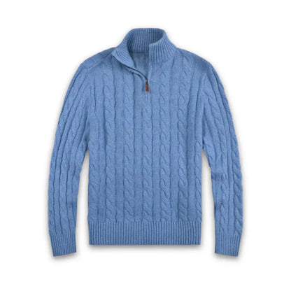 Cardigan Jacka Herr Modern Design Stickad Loose Fit Material-1
