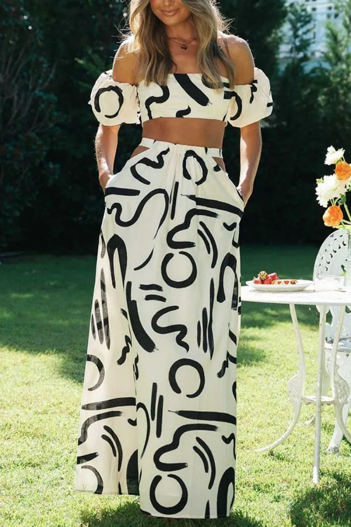 Variant image for Maxikjol Dam Axelfri Design med Puffärmar och Fickor i Lätt Material-2