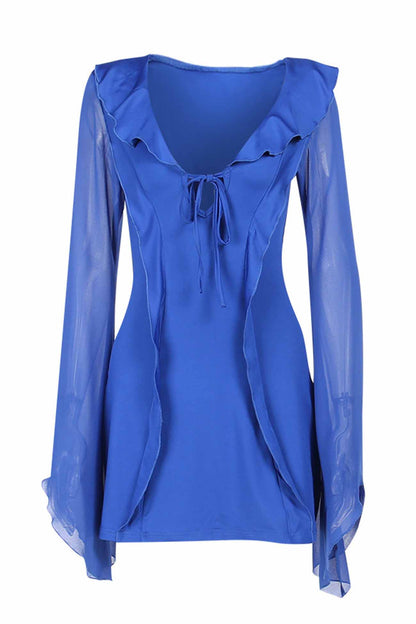 Damklänning Långärmad Sommarstil Lätt 100% Bomull 6