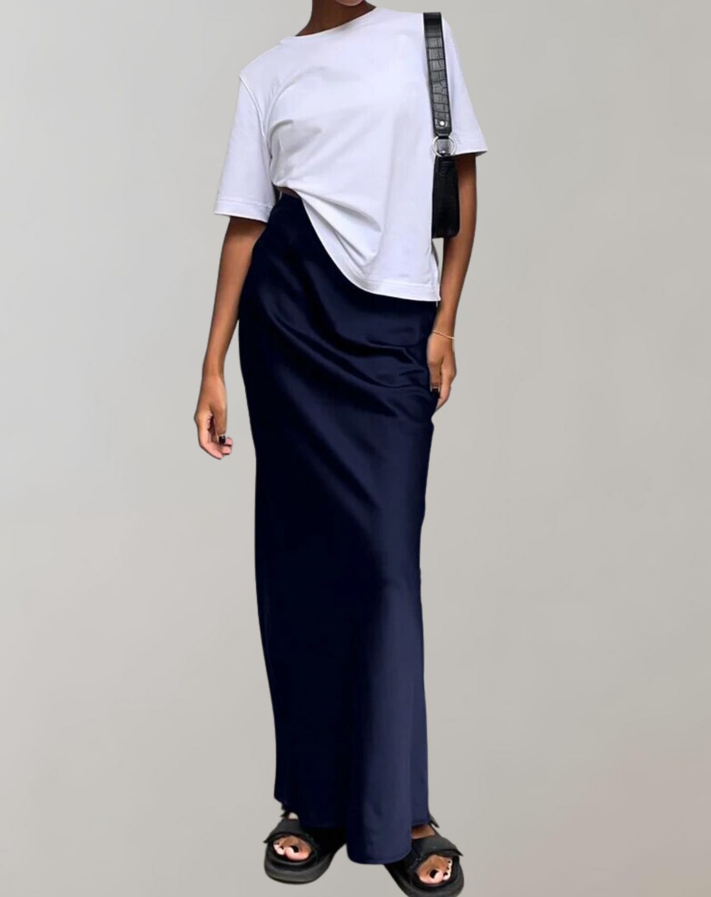 Variant image for Dam Trumpetkjol Satin Högmidjad Elegant-9