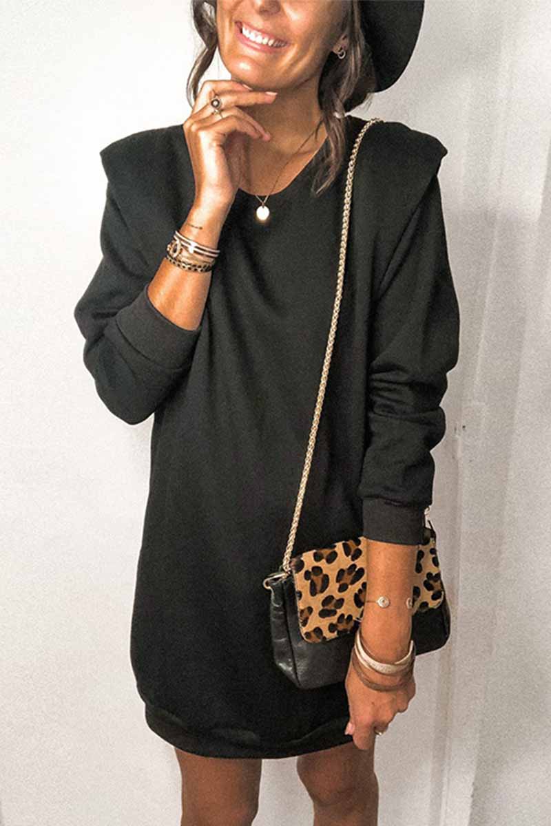 Variant image for Kvinnors Klänning Enkel Polyester Elegant Design-2