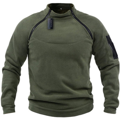 Variant image for Herr Fleece Tröja Militär Fleece Modern Stil för Utomhusaktiviteter-15