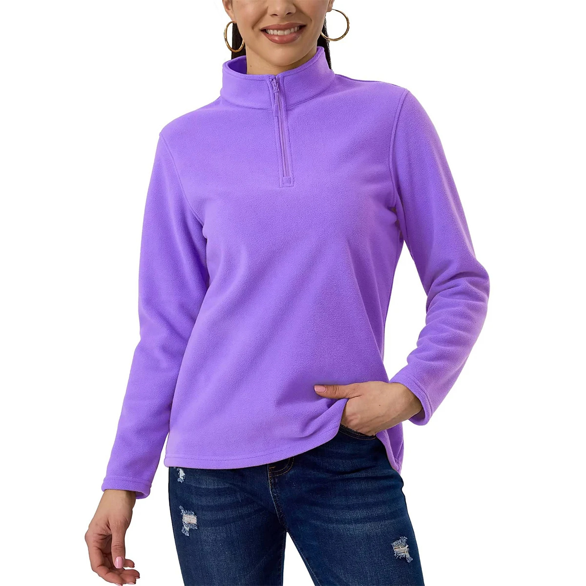 Variant image for Herr Fleeceväst Kort Blixtlås Mjuk Polyester för Utomhusaktiviteter-73