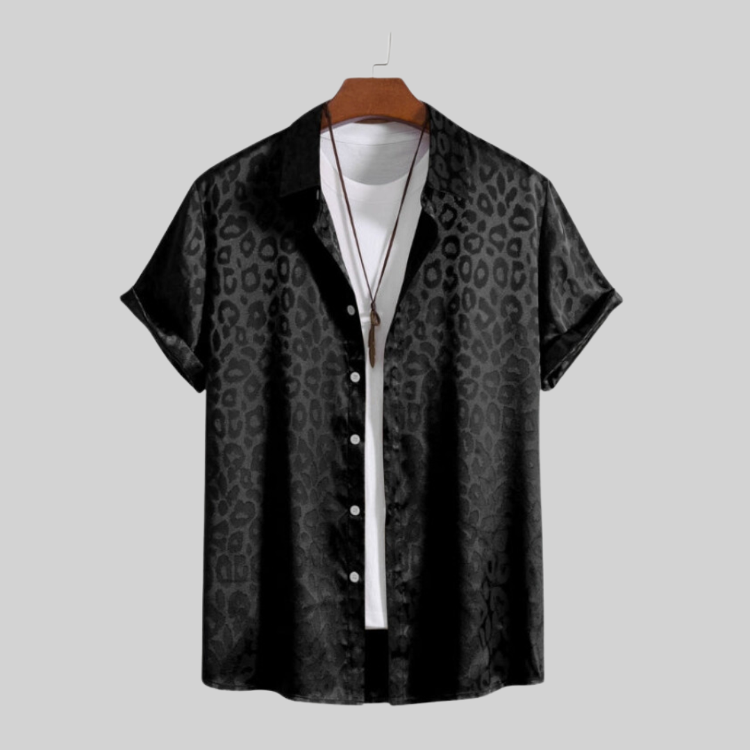 Dam Set Klassisk Leopard Satin-2