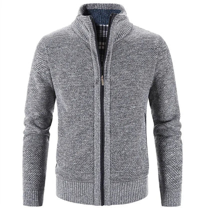 Variant image for Herr Slimfit Stickad Väst För Höstmode-1