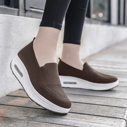 Kvinnors Loafers Dämpad Andningsbar Syntetmaterial-1