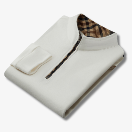 Herr T-shirt Klassisk Bomull Kvalitets T-shirt-4