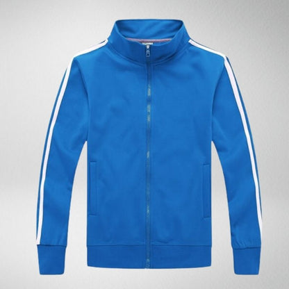 Variant image for Unisex Träningsjacka med Ränder Högkvalitativt Material Komfortabel och Sportig-1