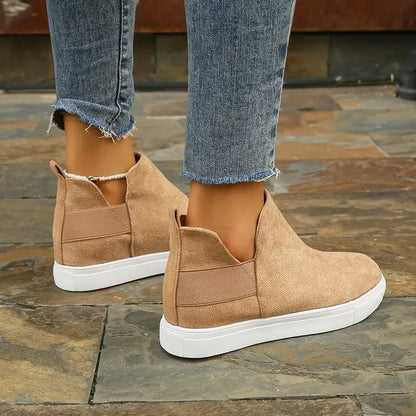 Kvinnors Stövlar Praktisk Design Läder Syntetisk Mjuk Innersula 6