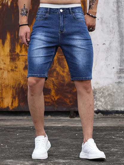 Variant image for Kvinnors Kortbyxor Hög Midja Denim-6