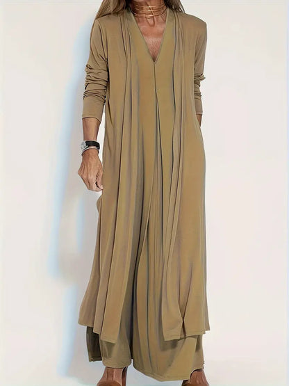 Dam Klänning Elegant Lätt Material Fina Detaljer-2