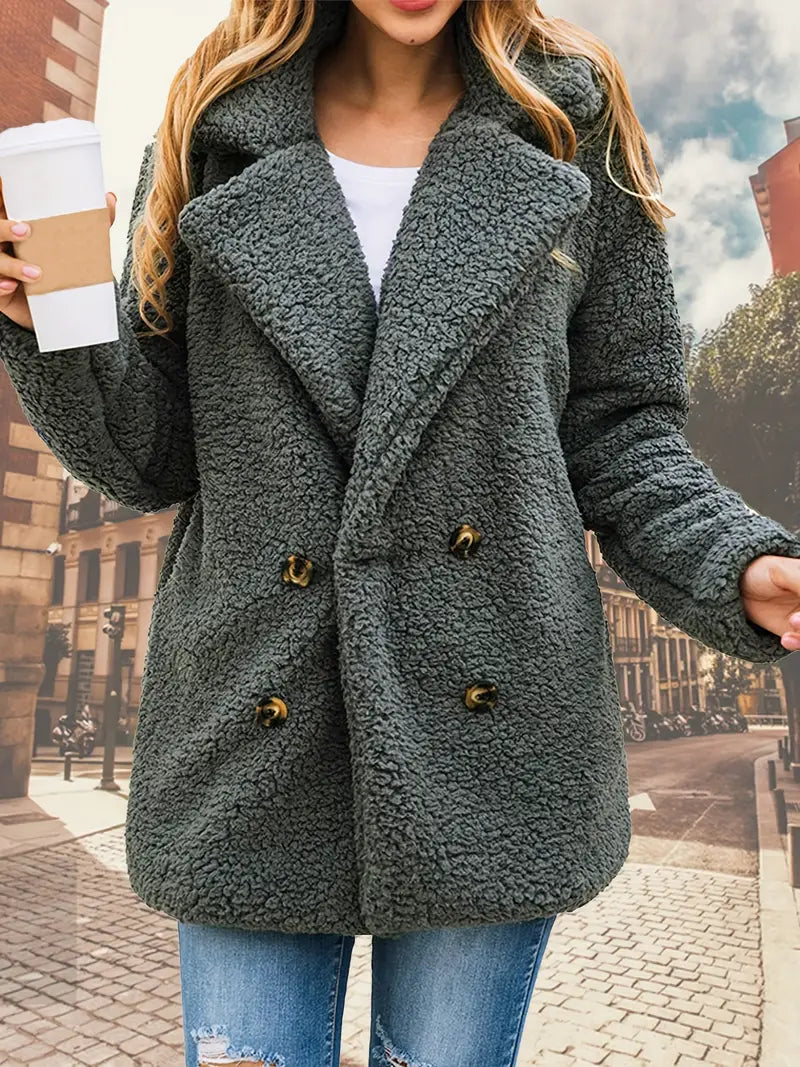 Variant image for Dam Plyschjacka Teddy Design Nallat Polyester-16