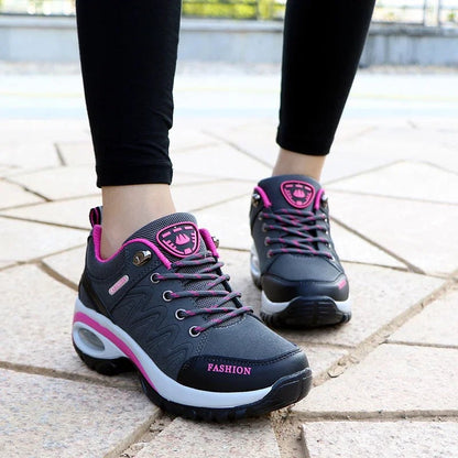 Ergonomiska Dam Sneakers med Halkfri Sula och Modern Design – Komfortabla Skor för Vardag och Fest 3