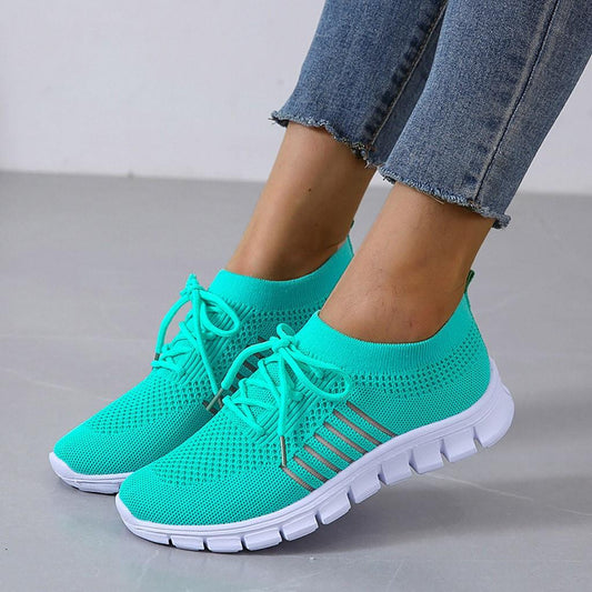Kvinnors Sneakers Komfortabel Syntetiskt Material Trendig Design-1