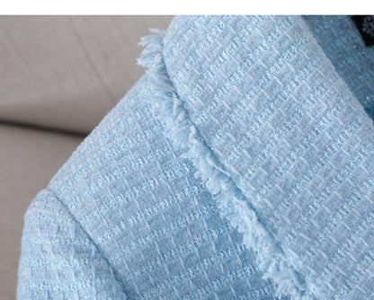 Dam Tweedrock Klassisk Stil Polyester-5