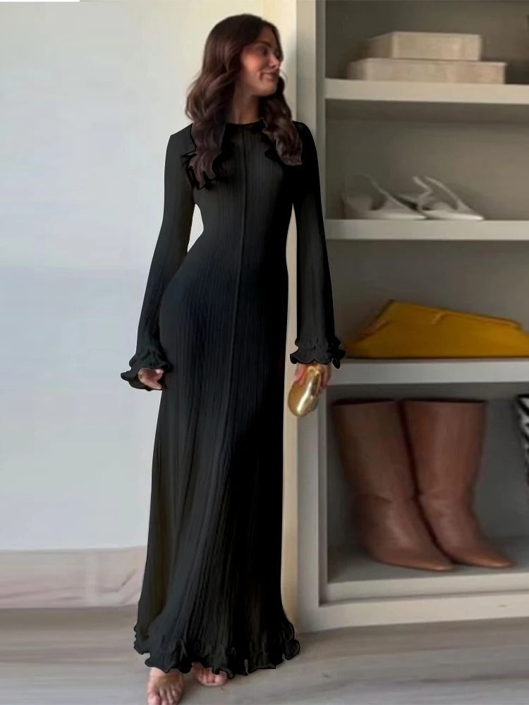 Kvinnors Spetsstickad Topp i Mjuk Kvalitet-4