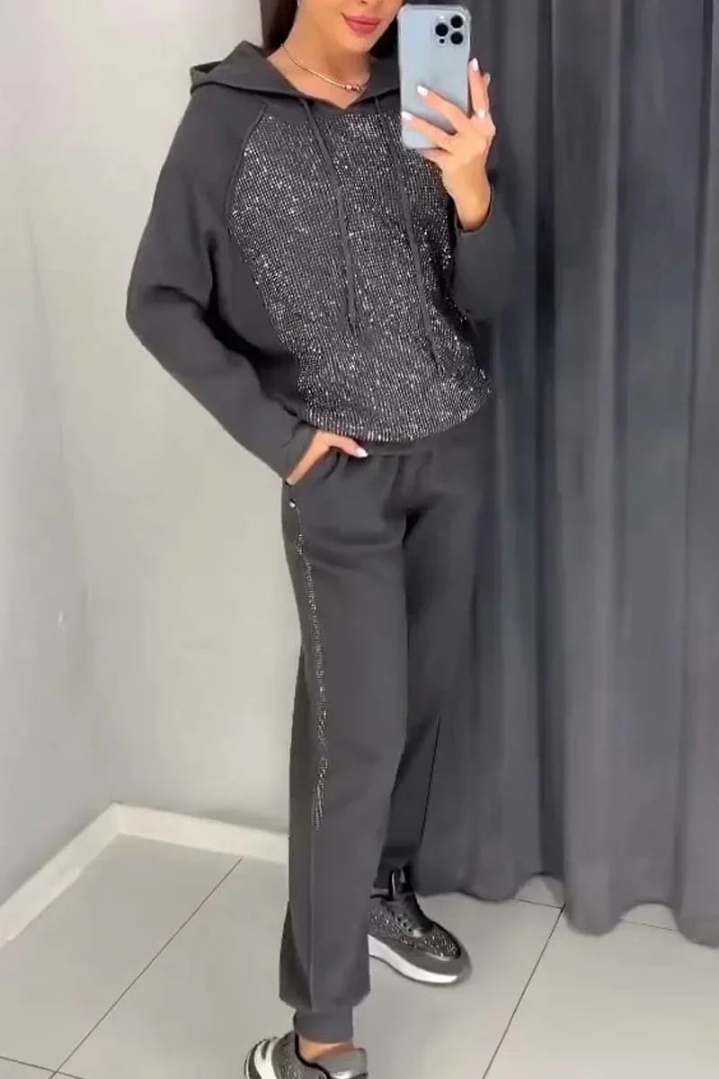 Dam Sportuppsättning Modern Design Polyester Elastan-1