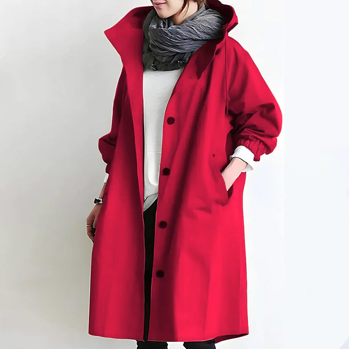 Variant image for Dam Vindjacka Vattentät Huva Höftlängd Polyester-25