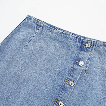 Dam A-Linjekjol med Slits Polyester Elegant A-Linjeformad 5