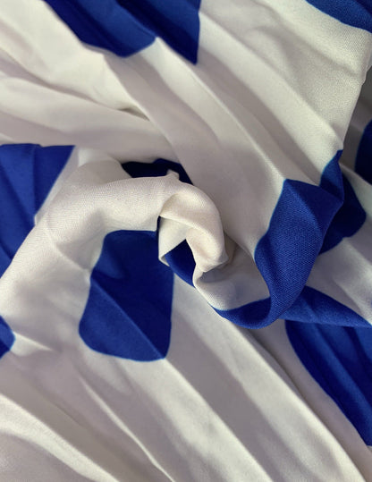 Dam Klänning Tryckt Design Modern Polyester Fina Dam Klänningar-4