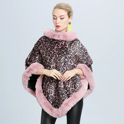 Variant image for Dam Poncho Topp Andningsbart Material Elegant Design-5